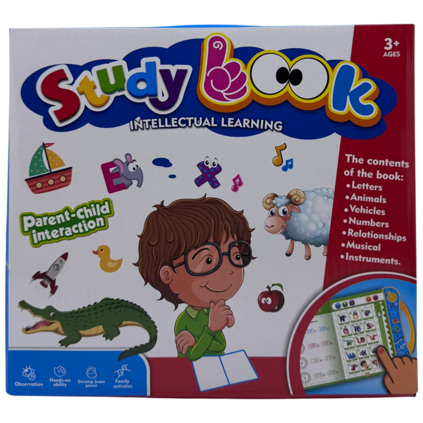 Electronic E-Book Study Book for Intellectual Learning