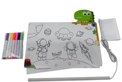 Xiyuan Luminous Fluorescent Sketchpad LED Hand-Painted Plate
