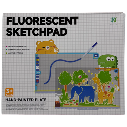 Xiyuan Luminous Fluorescent Sketchpad LED Hand-Painted Plate