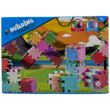 Interlocking Waffle Building Blocks Early Educational Toy Set