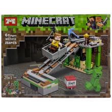 MG1012 Minecraft Cave Minecart 2-in-1 Building Blocks Set (268 Pieces)