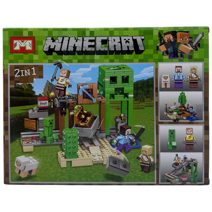 MG1012 Minecraft Cave Minecart 2-in-1 Building Blocks Set (268 Pieces)