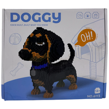 Pet Doggy Dachshund Miniature Building Blocks