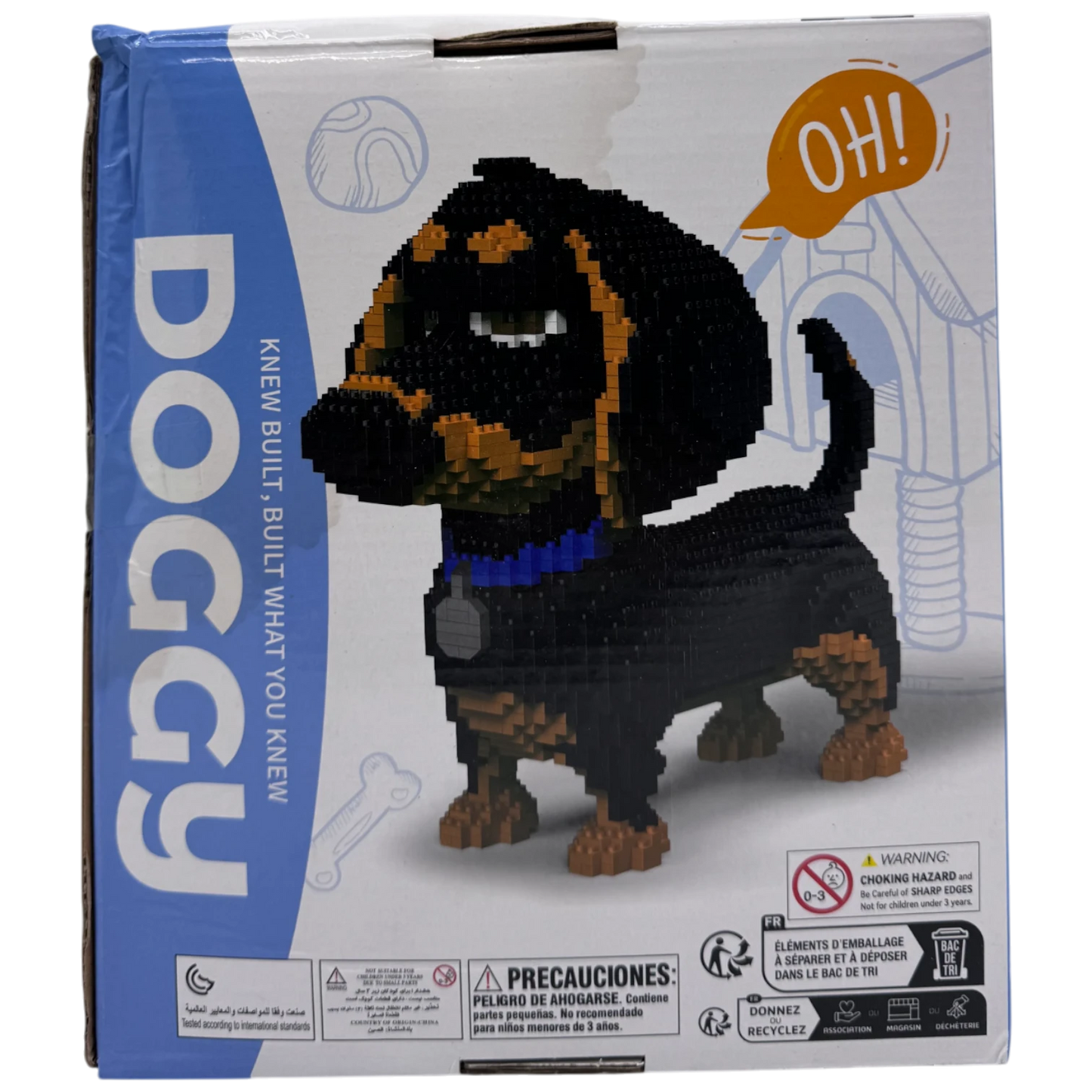 Pet Doggy Dachshund Miniature Building Blocks