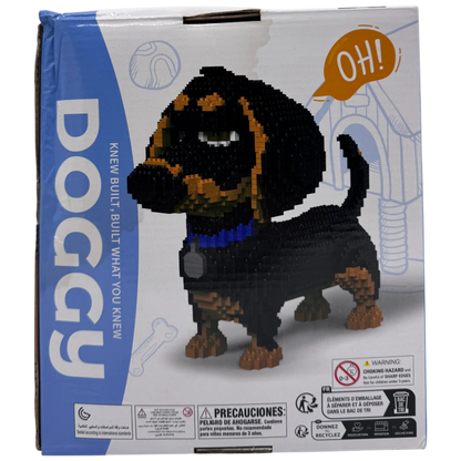 Pet Doggy Dachshund Miniature Building Blocks