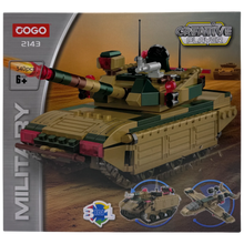 COGO Creative Player 3-in-1 Military Tank Building Blocks Set (340 Pieces)