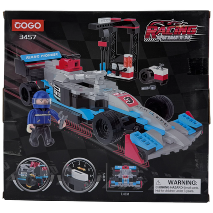 COGO Racing Pioneer BEM CHJ Formula Race Car Building Blocks Set (288 Pieces)