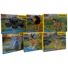 COGO Wild Zone Safari Animals Building Blocks Toy Collection