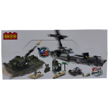 COGO Military Positions 4-in-1 Battle Vehicles Building Blocks Collection