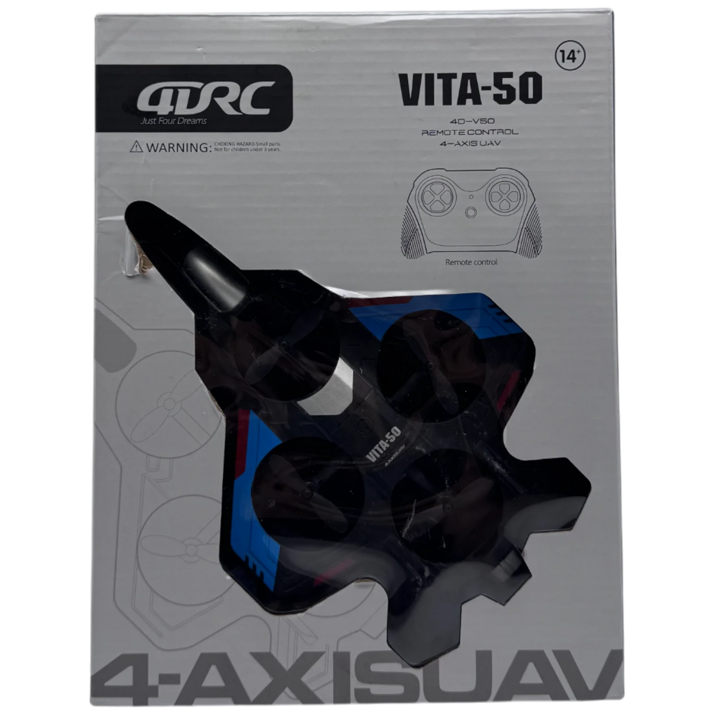 4DRC VITA-50 Jet Fighter 4-Axis UAV Remote Control Drone