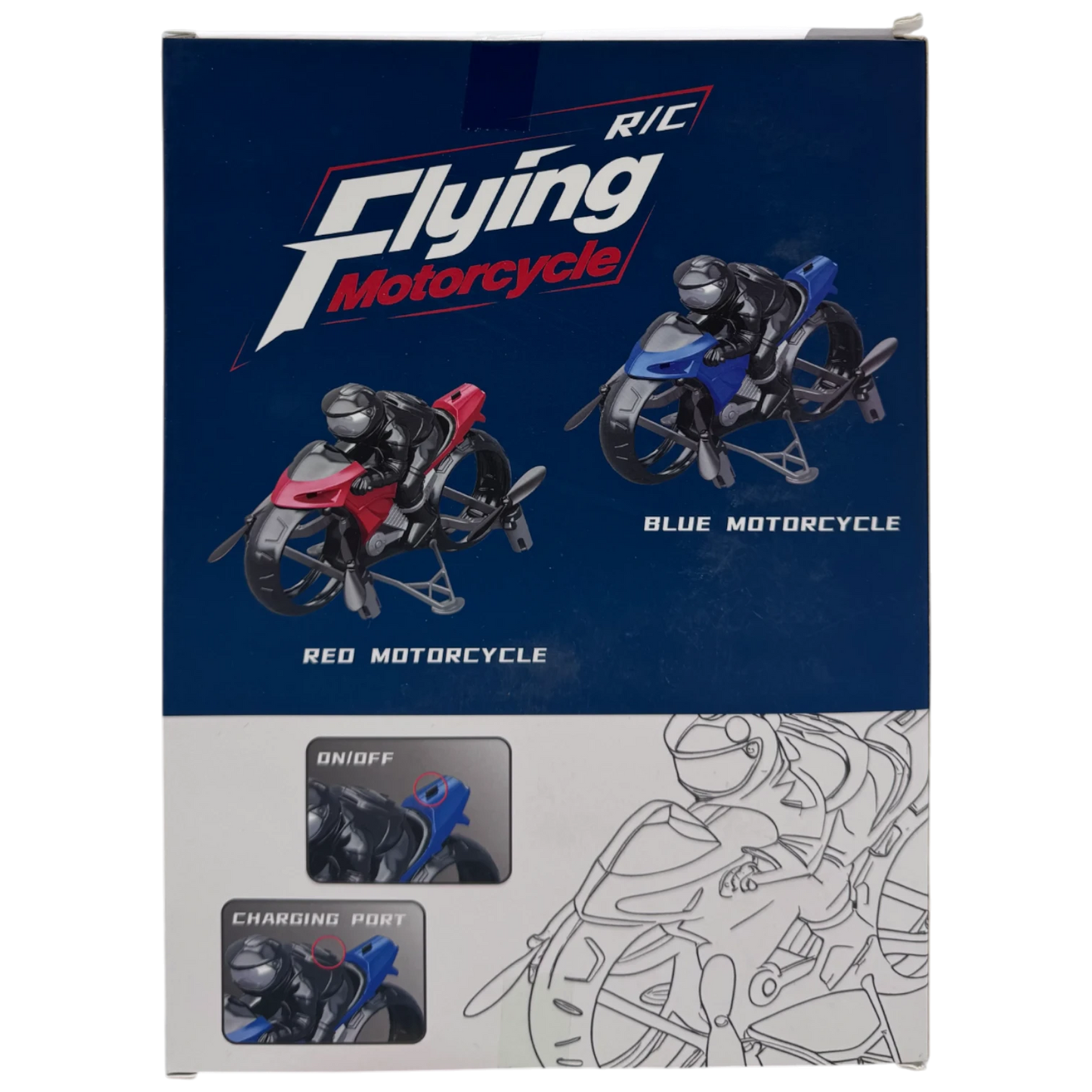 R/C Flying Motorcycle Remote Control Drone