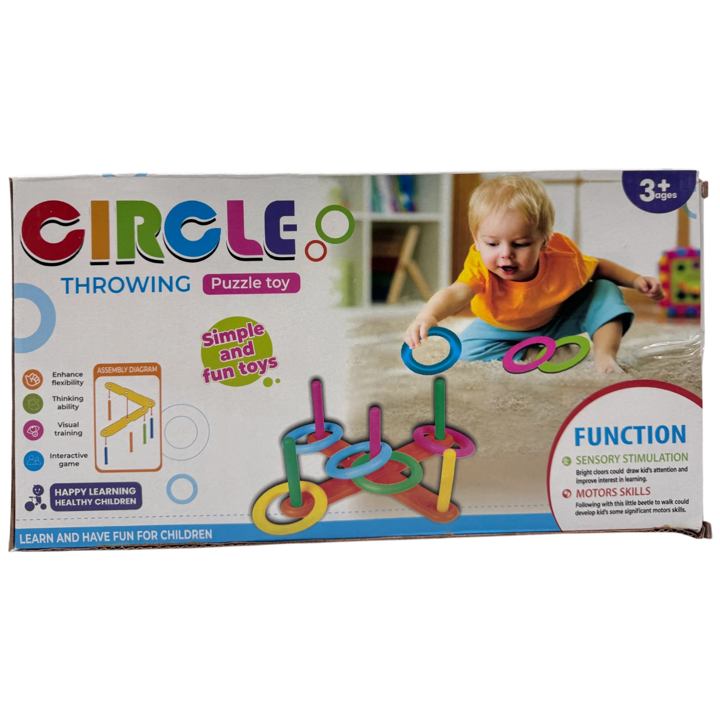 Circle Throwing Ring Toss Puzzle Toy Set