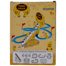 Happy Duck Multi-Track Stair Climbing & Taxiing Slide Toy Set
