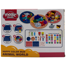 Magic Dough Animal World Happy Color Mud Modeling Set