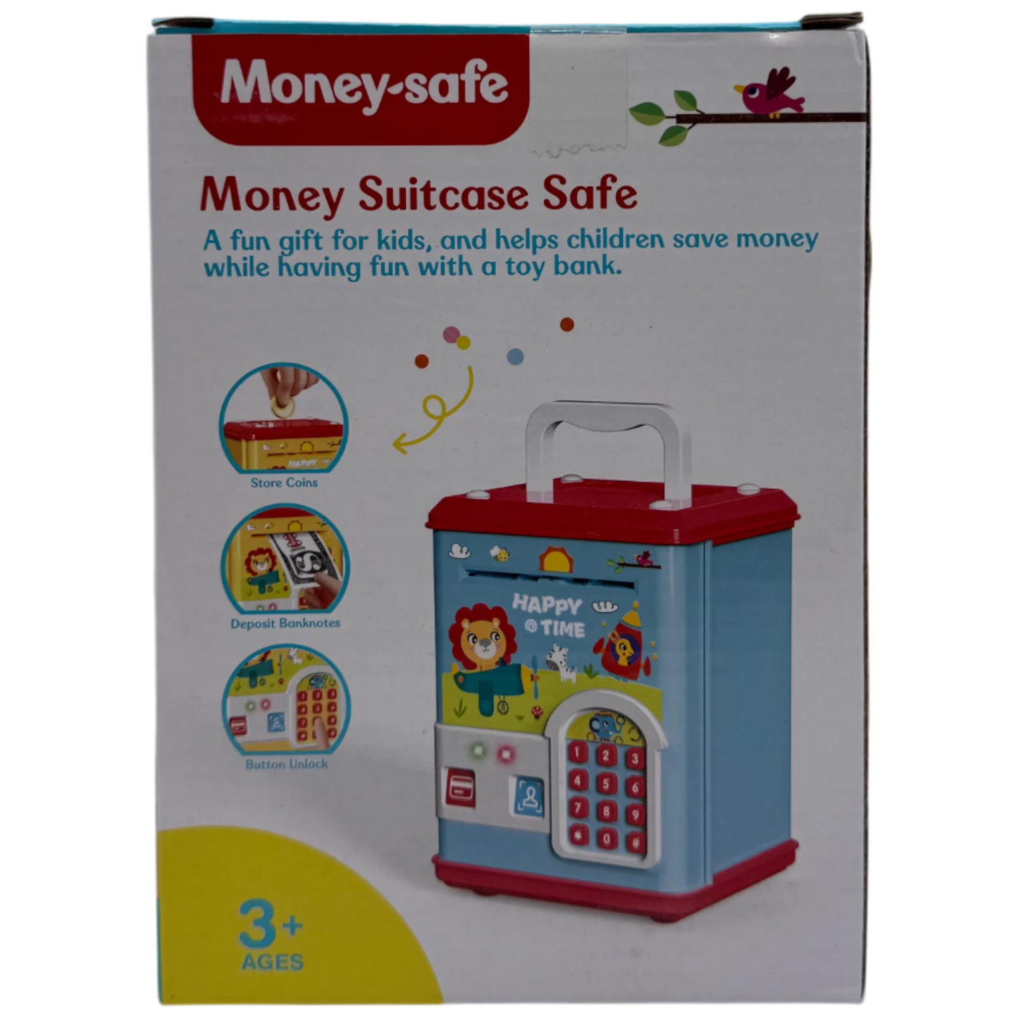 Happy Time Electronic Money-Safe ATM Piggy Bank Toy
