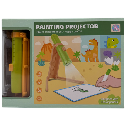 Educational Painting Projector Drawing Set with 8 Color Pencils
