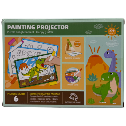 Educational Painting Projector Drawing Set with 8 Color Pencils