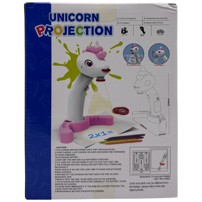 Magical Unicorn Projection Drawing Table Set (24 Patterns)