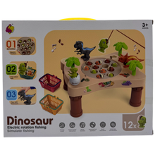 Dinosaur Electric Rotating Fishing Simulation Table Game Set
