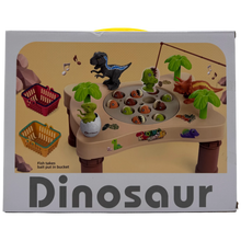 Dinosaur Electric Rotating Fishing Simulation Table Game Set