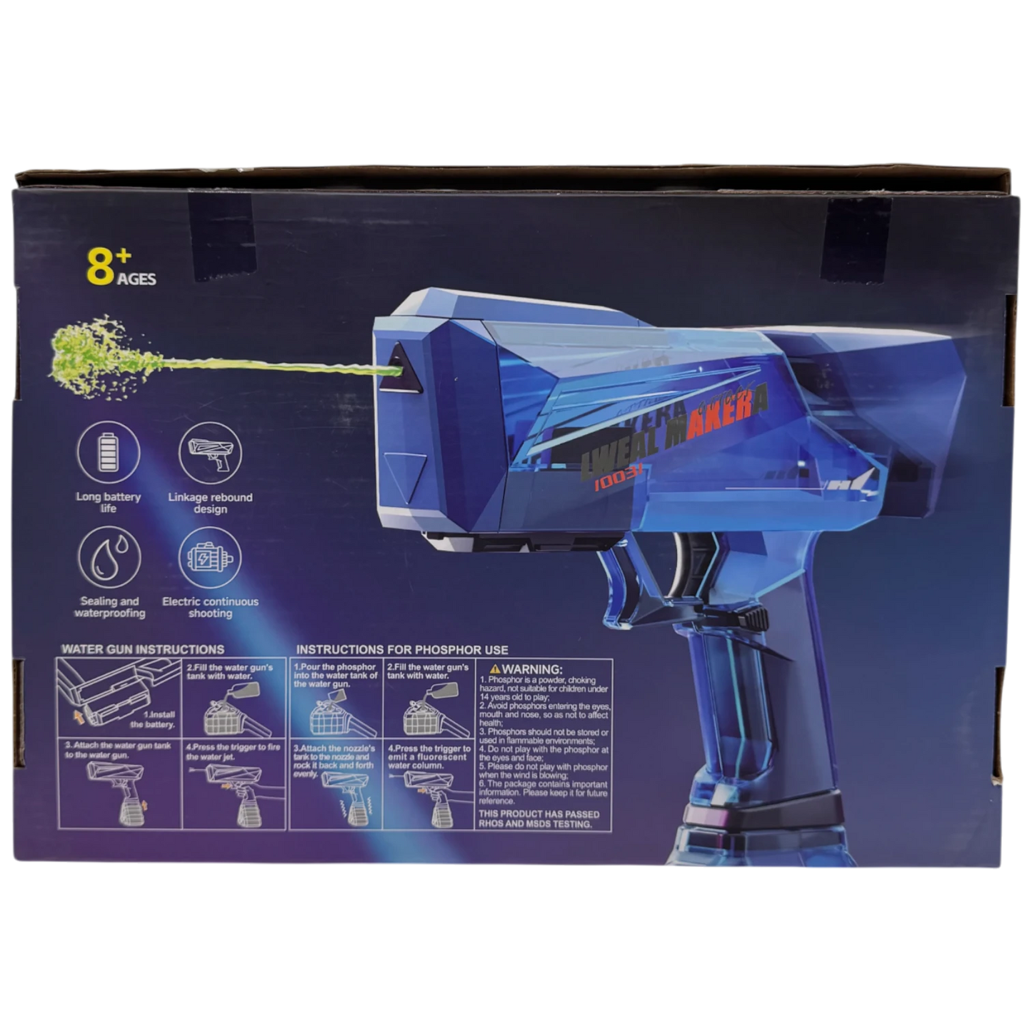 Cyber Gun Electric Pulse Water Gun (300ml Tank Capacity)