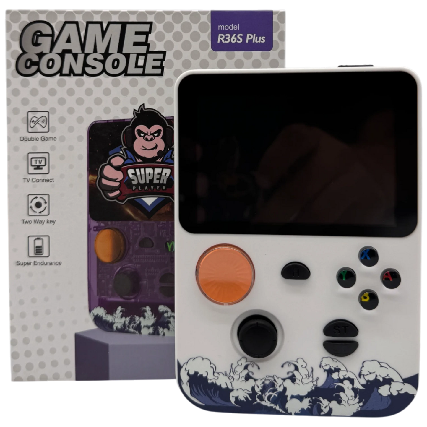 R36S Plus Retro Handheld Game Console