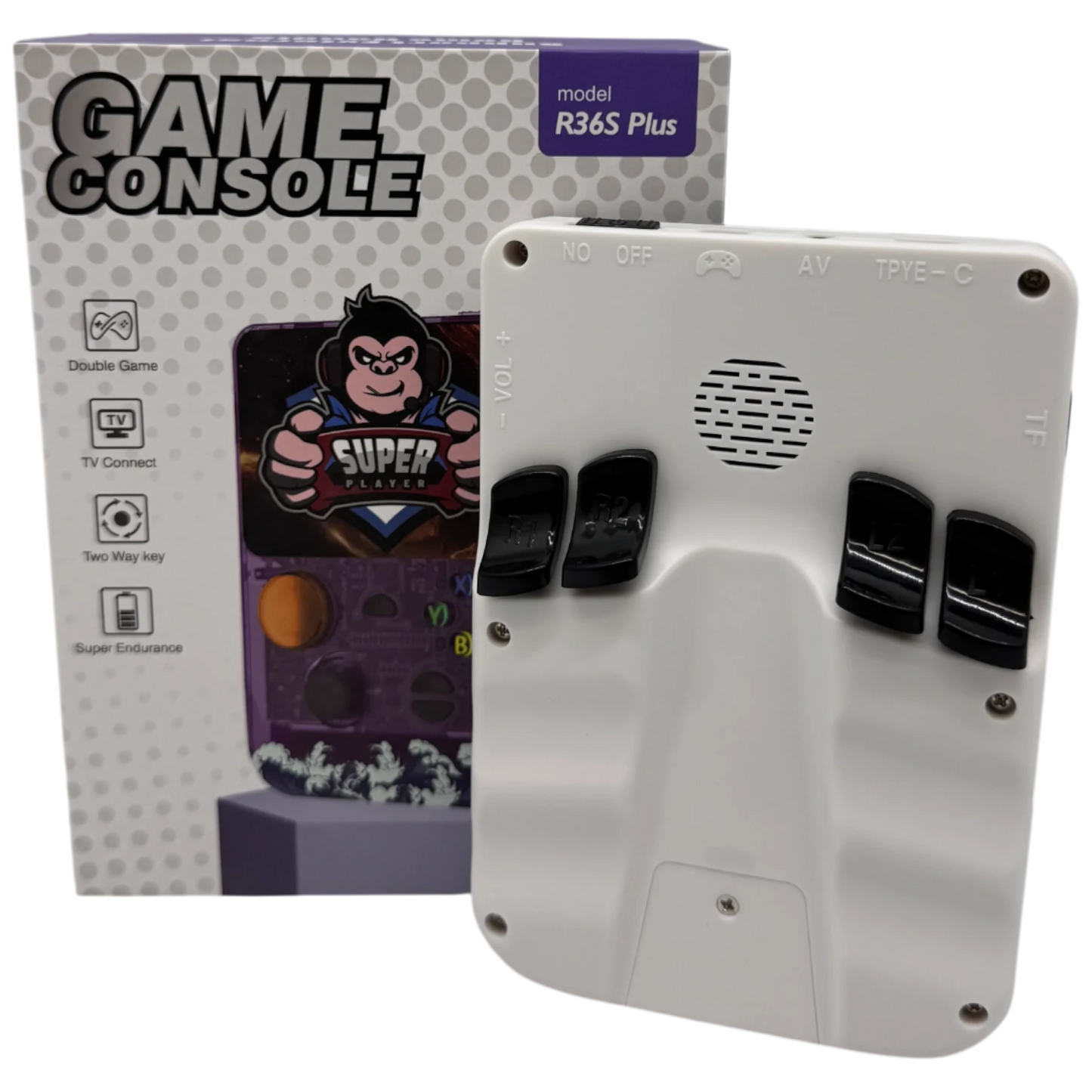 R36S Plus Retro Handheld Game Console