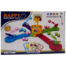 Happy Basketball Court 4-Player Desktop Board Game with Lights & Music