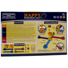 Happy Basketball Court 4-Player Desktop Board Game with Lights & Music