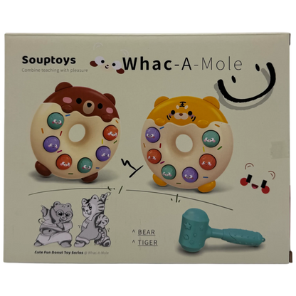 Souptoys Donut Whac-A-Mole Interactive Arcade Game Toy