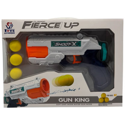 Clarion Fierce Up Gun King 2-in-1 Soft Ball & Water Blaster