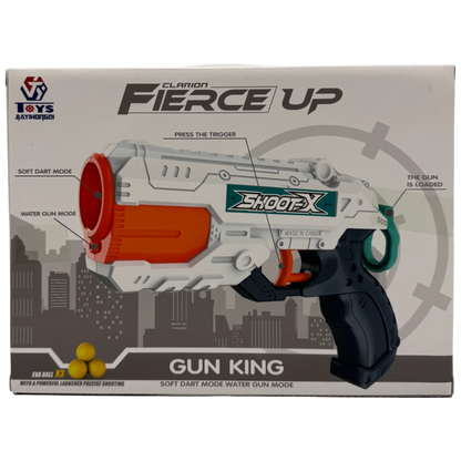 Clarion Fierce Up Gun King 2-in-1 Soft Ball & Water Blaster