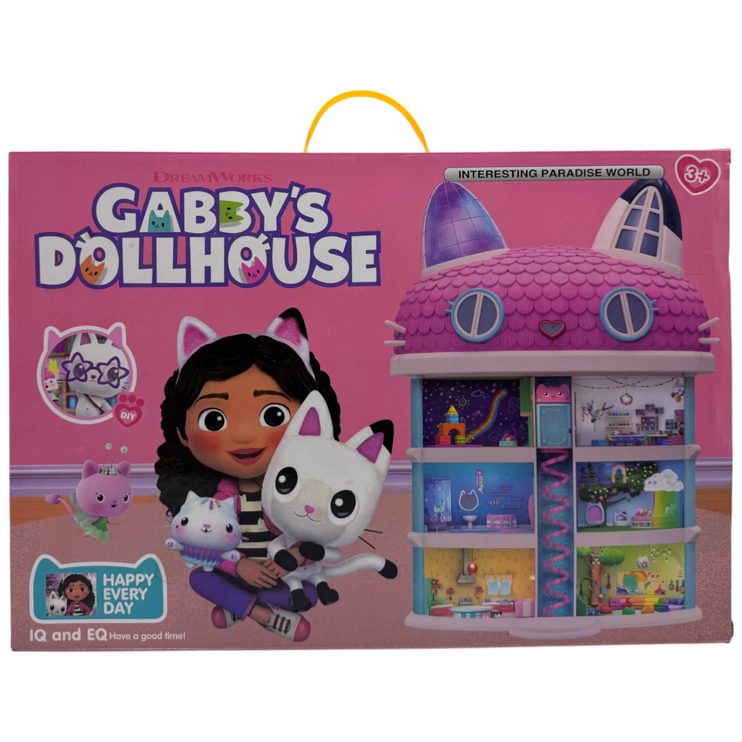 DreamWorks Gabby's Dollhouse Multi-Story Paradise Playset