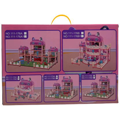DreamWorks Gabby's Dollhouse Multi-Story Paradise Playset