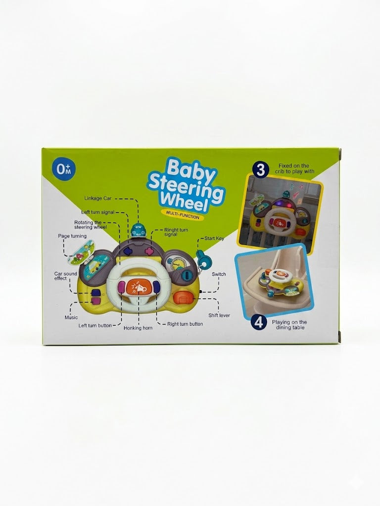 Vivakids Baby Steering Wheel – Interactive Driving Toy with Lights, Sounds & Music | Ages 12m+ | Toys n Stuff Pakistan